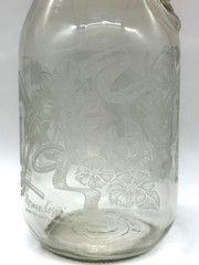 Vintage 1989 Paul Masson Norman Kosarin Wine Decanter Carafe Etched Glass
