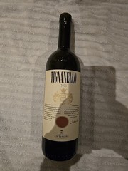 Tignanello Antinori Wine. EMPTY BOTTLE 2021 Vintage. Red Wine Antinori Tuscany