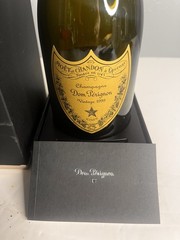 Vintage New Century 1999 Dom Perignon Champagne Bottle & Display Box , Brochure