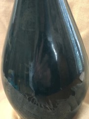 Viana Teal Green Dancing Girl Decorative Empty Wine Bottle 🇵🇹 Portugal