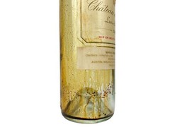 Vintage 1966 Chateau d’Yquem Empty French White Bordeaux Wine Bottle w/ Label