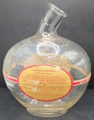 VINTAGE R. JELINEK RASPBERRY MALYENES WINE BOTTLE FOR PASSOVER