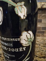 Vintage 1979 Perrier-Jouet Fleur De Champagne 1.5lt Wine Bottle Empty Painted