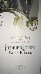 PERRIER-JOUET BELLE EPOQUE CHAMPAGNE GIFT BOX Empty Bottle 2 Flutes 2004