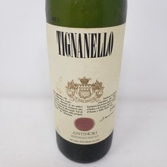 Vintage Tignanello Antinori 1990 Wine BOTTLE Empty Red Table Wine Tuscany