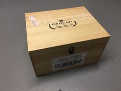 Wine Empty Wooden box for Wine 6 Bottles Barkan 2019