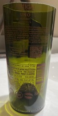 Upcycled Drinking Glass made from Cut Wine Bottle – Home Bar/Man Cave