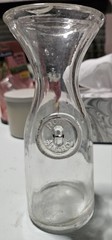 Anchor Hocking Paul Masson Norman Kosarin Wine Carafe Etched Vines Grapes 1989
