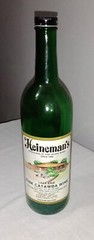 VINTAGE PUT-IN-BAY OHIO HEINEMAN&rsquo;S WINERY PINK CATAWBA WINE BOTTLE EMPTY