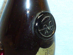 ANTIQUE MIRAFIORE VINTAGE 1929 GRIGNOLINO WINE BOTTLE~EMPTY~
