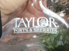 Vintage 13&Prime; Taylor Port Sherries Wine Bottle *Rare* Empty bottle