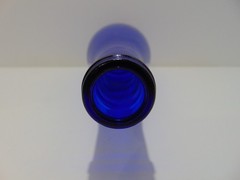 Cobalt Blue Glass Empty Wine Bottle 750 ML 9433 56 24 On The Bottom