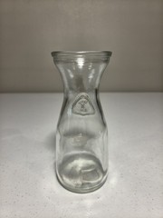 Vintage Paul Masson Glass Carafe Wine Bottle Since 1852 Embossed Decanter Vase