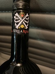 Stella Rosa Black Day Dead Empty Wine Bottle Sugar Skull Halloween Decor *Rare*