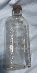 Vintage 1/2 Pint Wine Bottle CAR CAL WINERY Greensboro NC Embossed