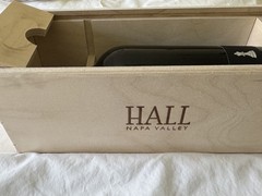 2016 Platinum Collection Hall Bishop EMPTY Wine Bottle Box NO Cork Napa Cabernet