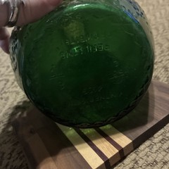 Vtg United Vintner&rsquo;s 4555 1/2 Gallon Green Glass Bottle Established-Asti-1881