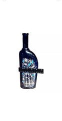 Vintage 2001 Ungsteiner Kobnert Germany Cobalt Blue Painted Wine Bottle 750 ml