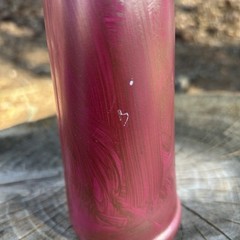 VTG Mosel Riesling happy cat wine bottle Pink blush Circa 2007