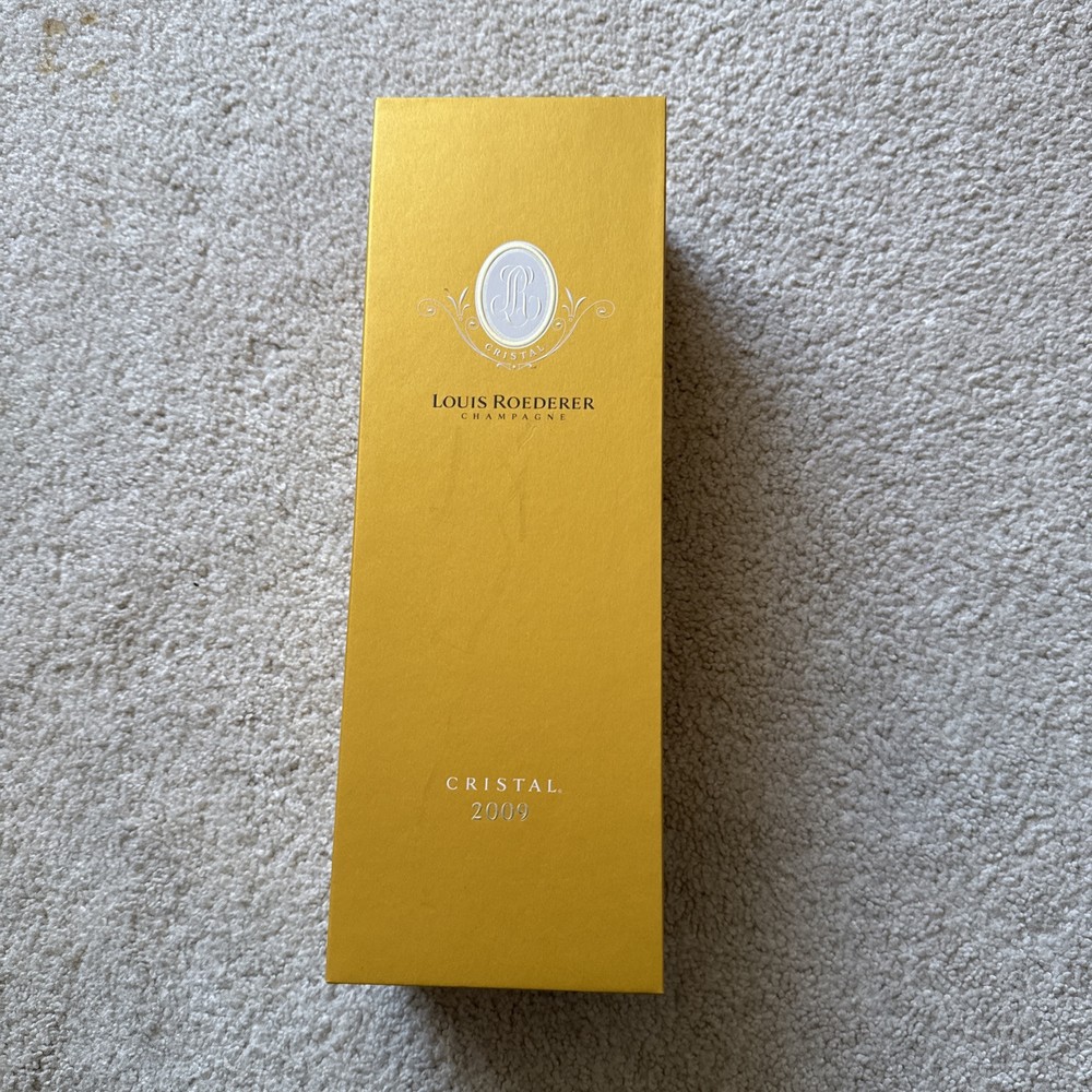 2009 CRISTAL Louis Roederer Champagne Wine Gift Box With Booklet NO Bottle