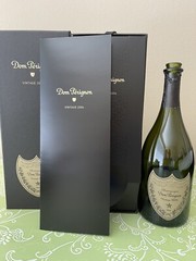 2004 Dom Perignon Champagne Bottle (empty) and Display Box