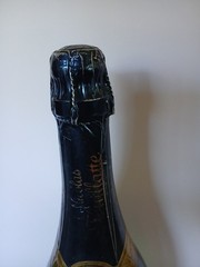 Glass Empty Tall French Wine Brut Champagne Bottle 3000 ML Display Feuillatte