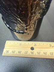 VTG Amber Brown Glass Bottle ~ Affentaler Wine, Germany ~ Embossed Monkey, 35cL
