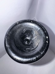 1750 – 1820 Antique Black Glass Wine Bottle