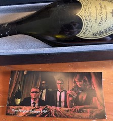 Dom Pérignon Vintage 1999 Collectible Wine Bottle 750mL with Box & Booklet