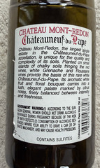 RARE – Chateauneuf Du Pape 2002 Chateau Mont-Redon France – Empty Bottle w/ cork