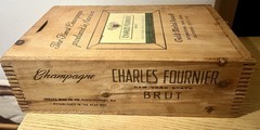 Vintage Charles Fournier Brut New York State Champagne Box 1950