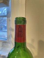 Rare Empty 1990 Chateau Latour Gran Cru Classé Pauillac Wine Bottle. NO CORK!