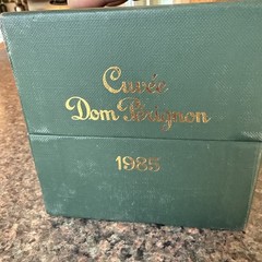 Vintage 1985 Cuvee&rsquo; Dom Perignon Champagne Empty Green Box