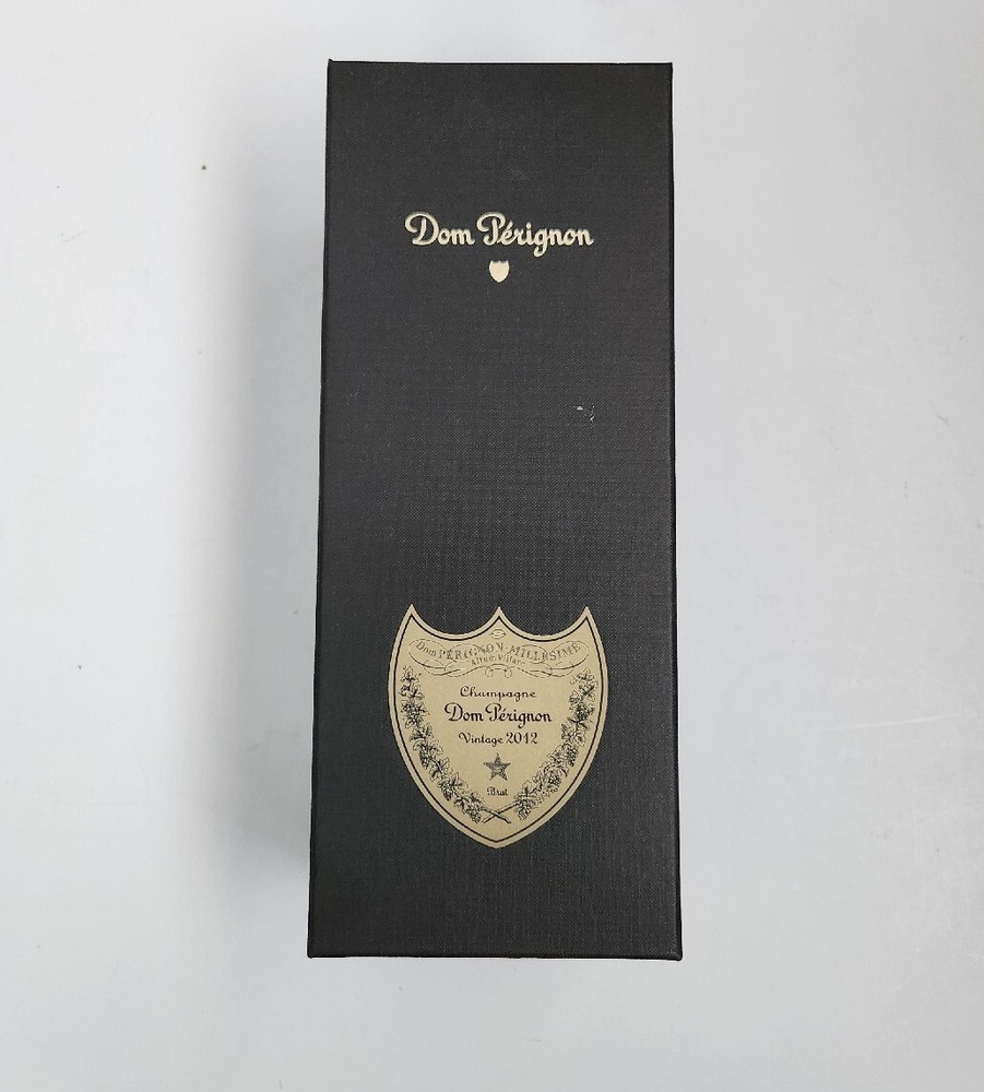 2012 Dom Perignon Champagne Bottle (empty) and Display Box