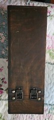 Vintage Wood 14×5 in Single Bottle Wine Box