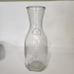 Vintage ETCHED CLEAR GLASS 1989 NORMAN KOSARIN WINE WATER CARAFE PAUL MASON…