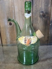Vintage Chianti Bottle Spout & Ice Pocket Dante Tuscana Italy
