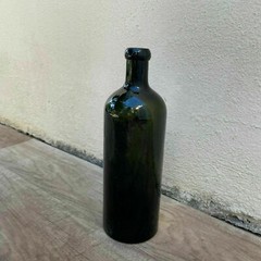 French Wine Bottles Dark Green Glass Vintage 1920s Decorative Set 1409219