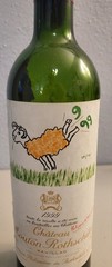 Chateau Mouton Rothschild 1999 Pauillac Bordeaux – Empty Wine Bottle Signed