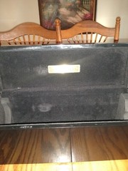 Armand De Brignac Ace of Spades Gold EMPTY Bottle With Case & Protective Case