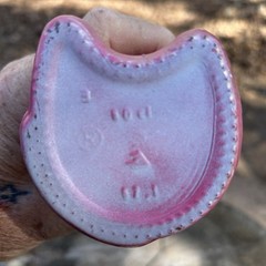 VTG Mosel Riesling happy cat wine bottle Pink blush Circa 2007