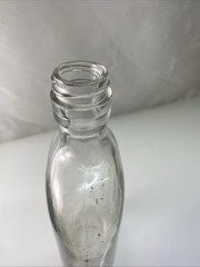 Antique Wine Liquor Bottle Clear Pint Owens-illinois Glass Co. Embossed Base