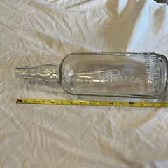 Vintage Mr Boston Magic Panel Half Gallon Bottle
