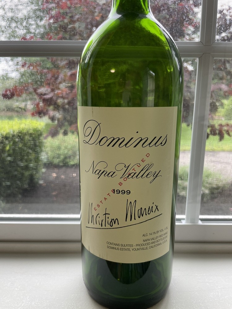 Dominus Wine Bottle Empty 1999 Napa Valley Collectible 1.5 L Magnum