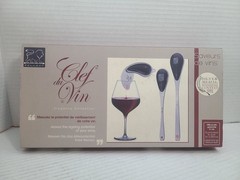 Peugeot Clef du Vin Elegance Collection Wine Ageing Potential Set New Wooden Box