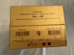 2015 CRISTAL Louis Roederer Champagne Wine Gift Box With Booklet NO Bottle