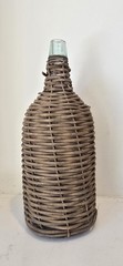 Rare Pre-Prohibition V. SATTUI WINE CO. SF Wicker Demijohn Bottle Original Tag