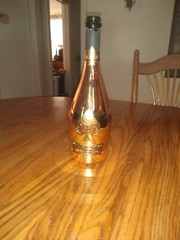 Armand De Brignac Ace of Spades Gold EMPTY Bottle With Case & Protective Case