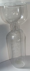 Wine Bottle Wine Glass. “Finally A Wine Glass That Fits My Needs!” 11.5” Tall