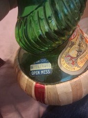 Vintage Awesome 1 Quart 16 1/2&Prime; Tall MCM 1960&rsquo;s Chianti Wine Bottle Free US Ship